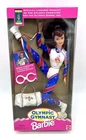 New 1996 Atlanta Olympic Gymnast Barbie Doll Brunette Vtg 1995 Mattel Sealed