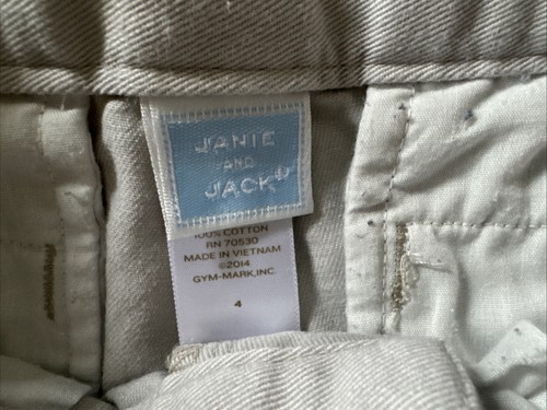 Janie And Jack Beige Pants Boys 4 - Picture 6 of 9