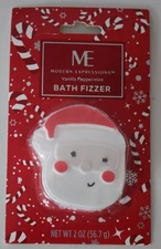 Modern Expressions - Santa Claus - Vanilla Peppermint - Bath Fizzer - 2 oz - NEW
