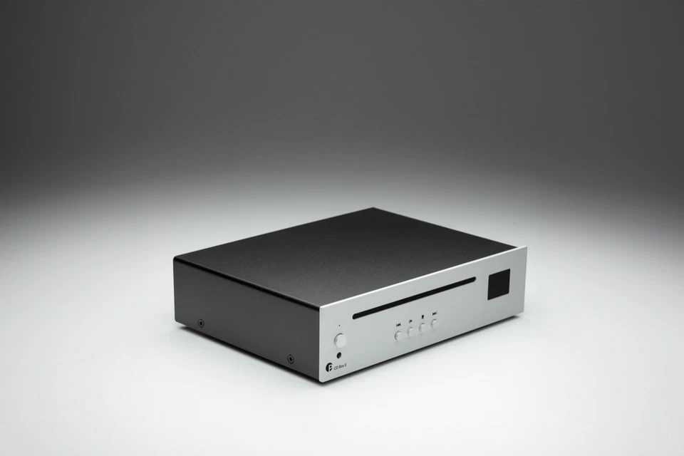 Pro-Ject CD Box E - Audiophiler CD-Player Silber - Robustes Design - Bild 3 von 4