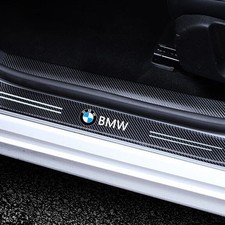 4Pcs Car Threshold Strip Plate for BMW Sill Scuff Cover Decals Sticker Door