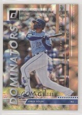 2020 Panini Donruss Dominators 219/999 Jorge Soler #D-7 z6b