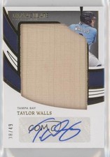 2022 Panini Immaculate Jumbo Bat Signatures 38/49 Taylor Walls #JBS-TW Auto ll2