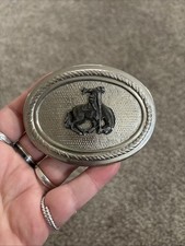 Vintage Belt Buckle - Bull rider