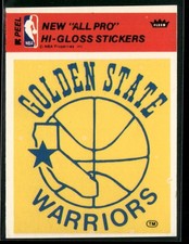 Golden State Warriors Logo 1978-79 Fleer NBA Team Stickers #NNO Warriors