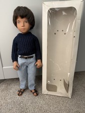 Vintage 16" Sasha Doll 301 Gregor Dark Jeans,Sweater,W/Tag, Box,England.