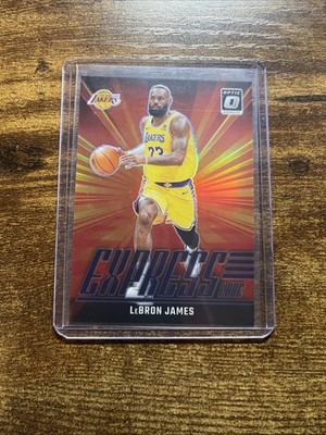 LEBRON JAMES PURPLE PRIZM EXPRESS LANE 2024-25 DONRUSS OPTIC 