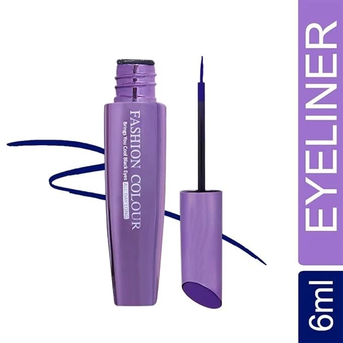 COLOR DE MODA Delineador de ojos líquido impermeable negro | Delineador de ojos para mujer | Big Eye E Foto 4 de 4