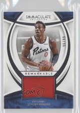 2024-25 Panini Immaculate Remarkable Jerseys 96/99 Jalen Duren #RJ-JDD 1b30
