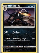Houndoom 59/111 Rare Crimson Invasion Pokemon LP buy 4 get 20% off orders