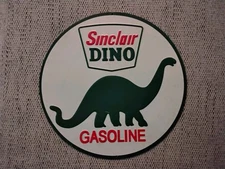 Sinclair Gasoline 12" Diameter Novelty Metal Sign 