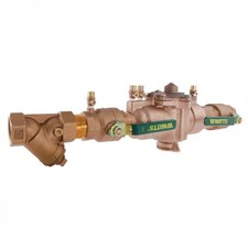 Watts 1 1/2 LF009M2-QT-S Backflow Preventer, Size 1 1/2", 175 Psi