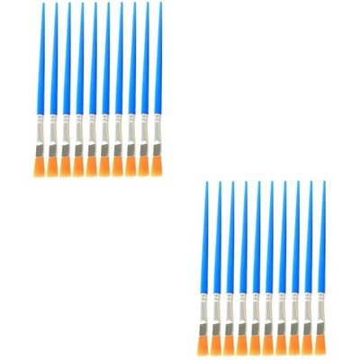 2 Pieces Pinsel Zum Malen Pinselset Streichen Ölmalerei Detailpinsel