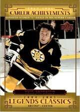 2004-05 Upper Deck Legends Classics Phil Esposito Boston Bruins #69