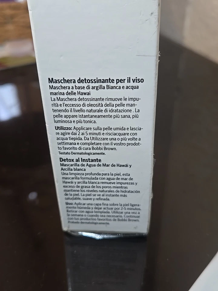 Bobbi Brown, desintoxicación instantánea, máscara, máscara de arcilla blanca, 2,5 fl oz, LEER Foto 4 de 4
