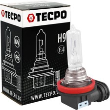 1x TECPO H9 HALOGEN GLÜHBIRNE 12V 65W AUTO-LAMPE PGJ19-5 NEBEL FERNLICHT BIRNE