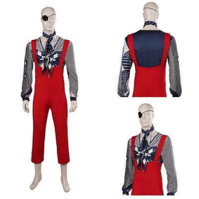 David Bowie Cosplay Outfit Rock Star Singer Shirt Top Pants Party Halloween Suit