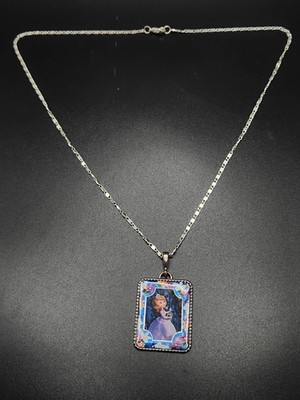 #0249 - Disney Sofia the First Secret Library Pendant Necklace 17''