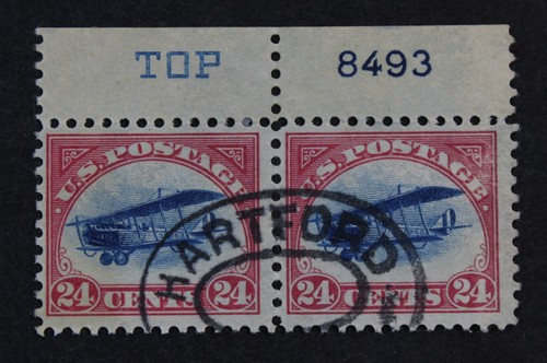 CKStamps: US Air Mail Briefmarkensammlung Scott#C3 gebraucht 1 leichter Knick