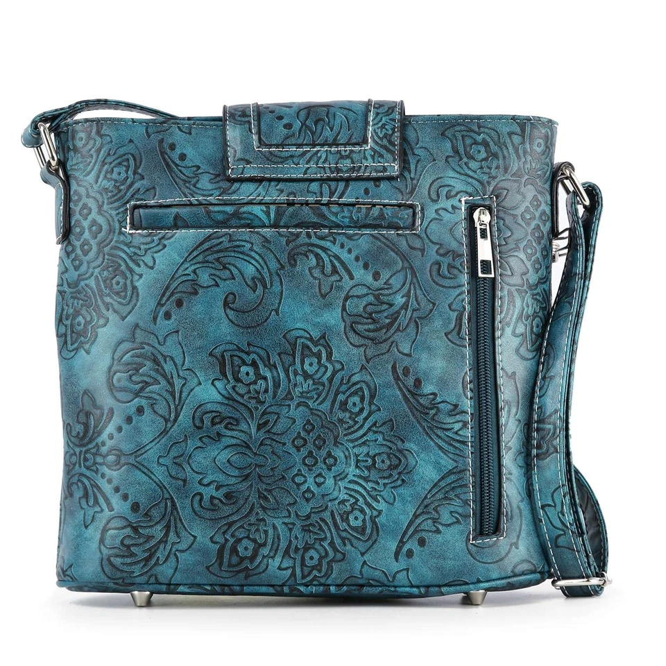 Nuevo Bandolera Bandolera Hebilla Decorativa Diseño Occidental, Cartera, Bolso, Envío Gratis Foto 3 de 4