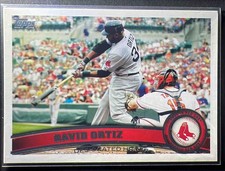 2011 Topps David Ortiz #315b SP VAR Red Sox