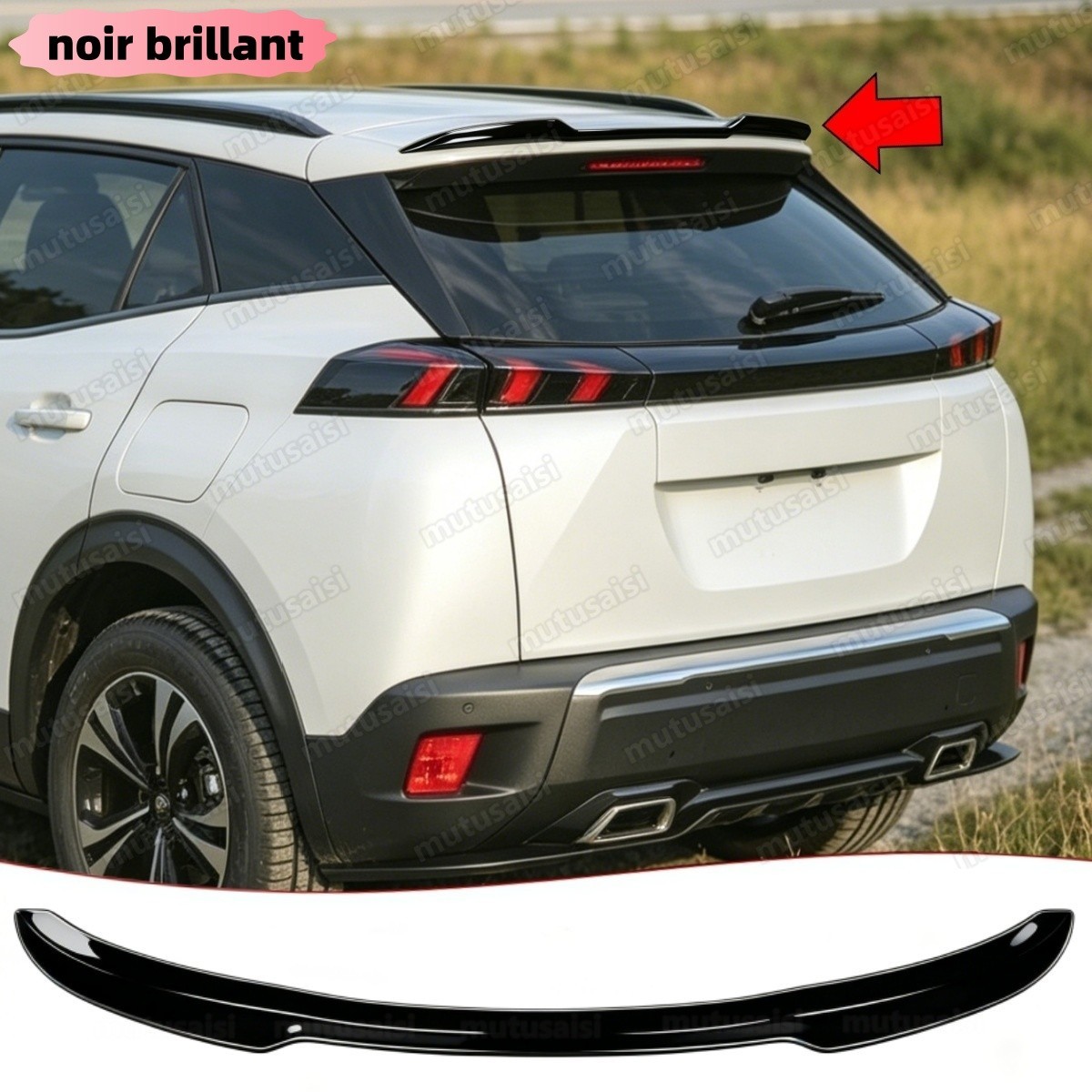 Spoiler de toit aérodynamique en ABS pour Peugeot 2008 MK2