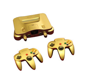 Nintendo 64 System Gold Console