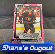 2023-24 O-Pee-Chee Platinum Roby Jarventie #233 Marquee Rookie Pink Matte
