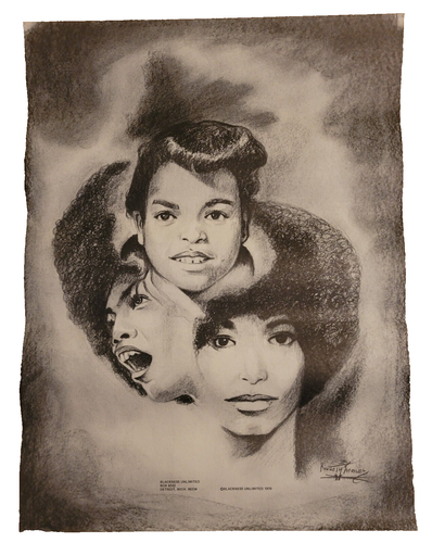 DetRetro313 ANGELA DAVIS Blackness Unlimited #140 POSTER KENNETH MOSLEY 1970 - Picture 4 of 6