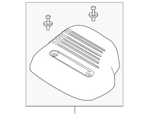 Cubierta de motor para Ford (N/P DM5Z-6A949-C)