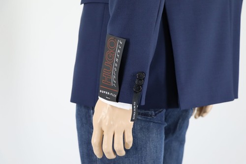HUGO by HUGO BOSS SAKKO, Arti204X, Gr. 110 / US 46L , Extra Slim Fit, Dark Ble - Imagen 5 de 6