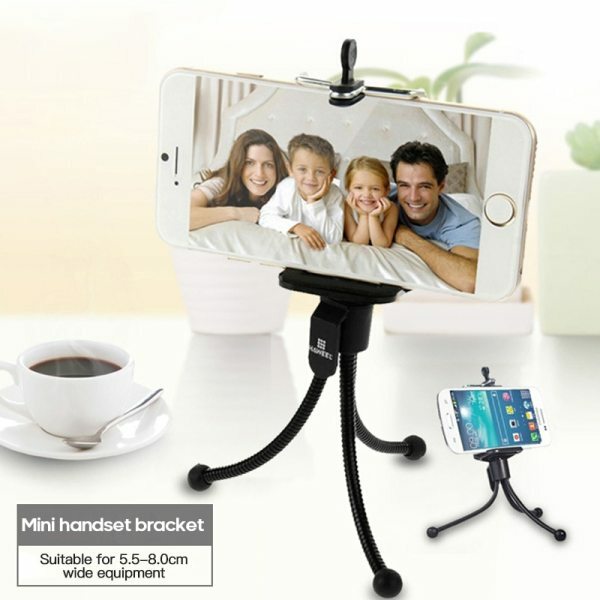 Mini Flexible Sponge Octopus Tripod 360° Adjustable Travel Portable Cell Phones