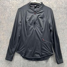 Spyder Sweatshirt Women Medium Ladies Black 1/4 Quarter Zip Polyester Outdoors