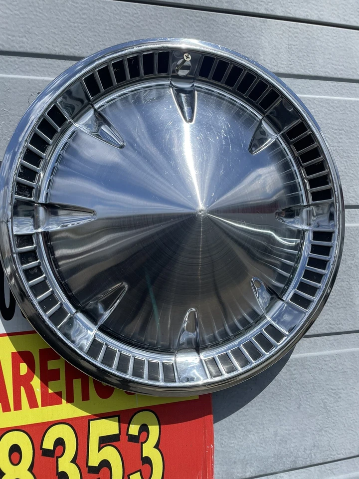 "Plymouth Rat Rod Bullitt Mopar 1959 tapacubos raro fabricante original personalizado 14"" juego de 4 bonitos retro" Foto 3 de 4