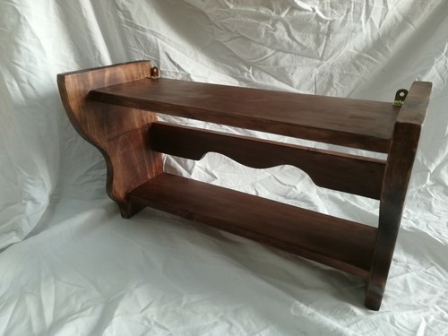 ESTANTERÍA de madera, ideal para colgar, de estilo rústico. 50 cms. largo - Imagen 5 de 12