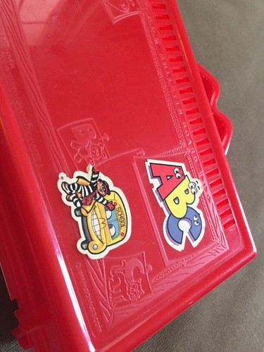 Vintage McDonalds Happy Meal School Plastic Ted Lunch Box ~ 1988 - Picture 7 of 10