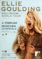 Ellie Goulding - Delirium, MüNchen 2016 | Konzertplakat | Poster