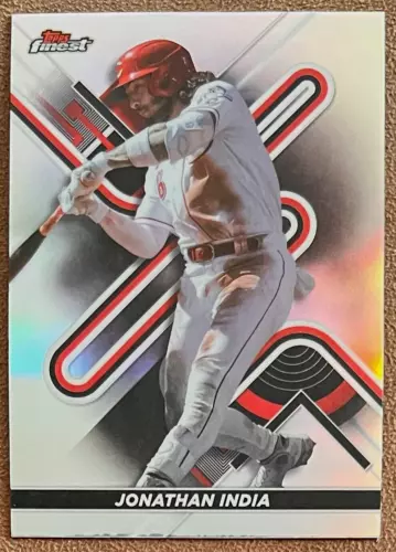 2022 Topps Finest Refractor #47 Jonathan India Cincinnati Reds Baseball Parallel