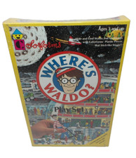 Vintage where's Waldo Play Set Colorforms 736 Sealed 1990 Rare