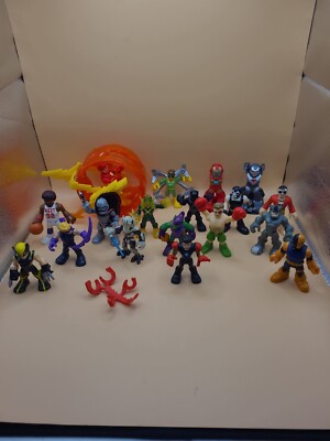 IMAGINEXT Marvel Superheroes 18 Pc Figures Lot USED Great Condition