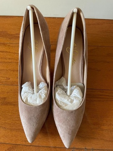 42 GOLD Womens Tan Rafee Heels Size 6.5 - Picture 6 of 10