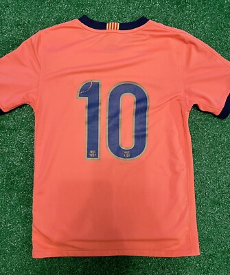 Vintage Nike Barcelona 2009/10 Football Jersey Shirt Youth