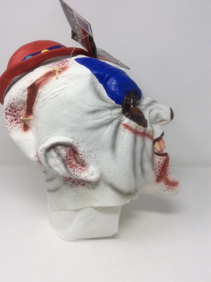 Scary Clown Mask Adult Size for Evil Clown Mime Halloween Mask full face  - Image 4 of 4