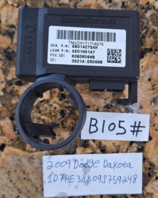 DODGE RAM DAKOTA DURANGO SKIM THEFT MODULE TRANSPONDER 68014275AF IMMOBILIZER