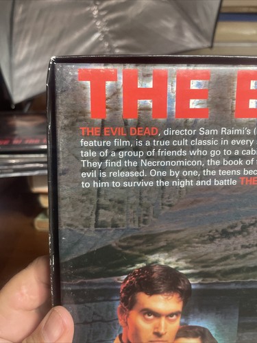 THE EVIL DEAD 3-Laserdisc BOXED SET ELITE GOLD-TINTED DISC RARE Sam Raimi - Picture 19 of 21