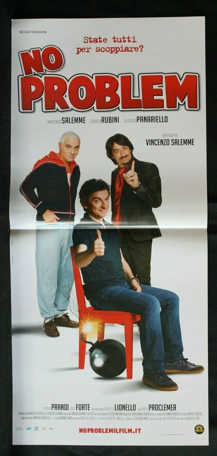 Locandina originale film No problem (2008) - Regia di Vincenzo Salemme