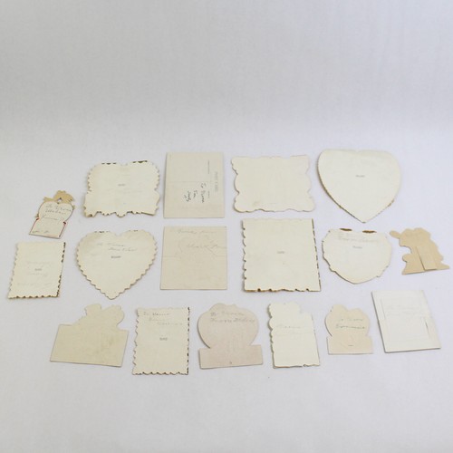 Lot of 17 Used Vintage Valentine's Day Cards and Postcards - Picture 2 of 5