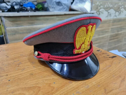 WW2 Italian Duce of Fascism Fascist Military General Officers Visor Hat Cap - Picture 3 of 3