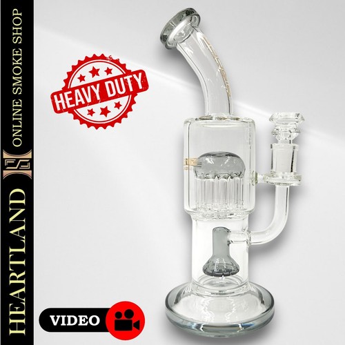 11" Bougie Dicke Qualität Glas Gerade Becherglas Bong Shisha Wasserpfeife - BAUM PERC