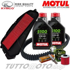 Tagliando KYMCO XCiting 400 I-S E4 2019 2020 2021 Kit Olio Motul 5100 Revisione